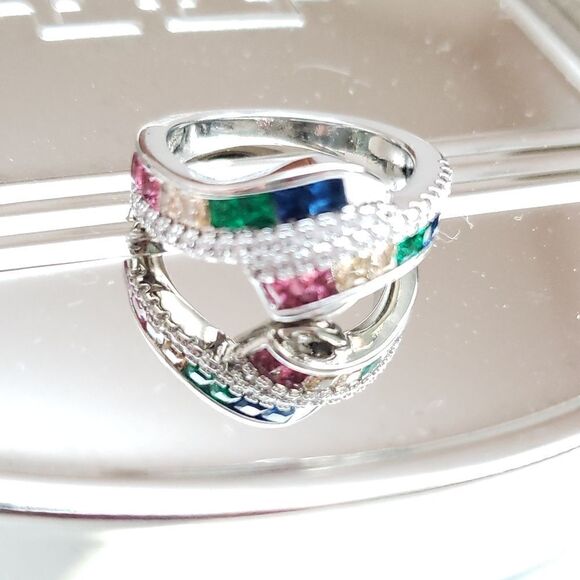 New - The Seventh 925 Zircon Ring - Picture 11 of 13